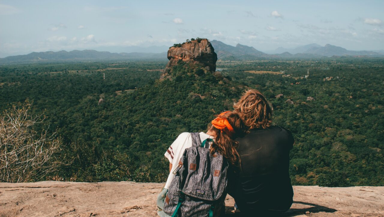 View of Sigiriya Rock from Pidurangala, Sri Lanka