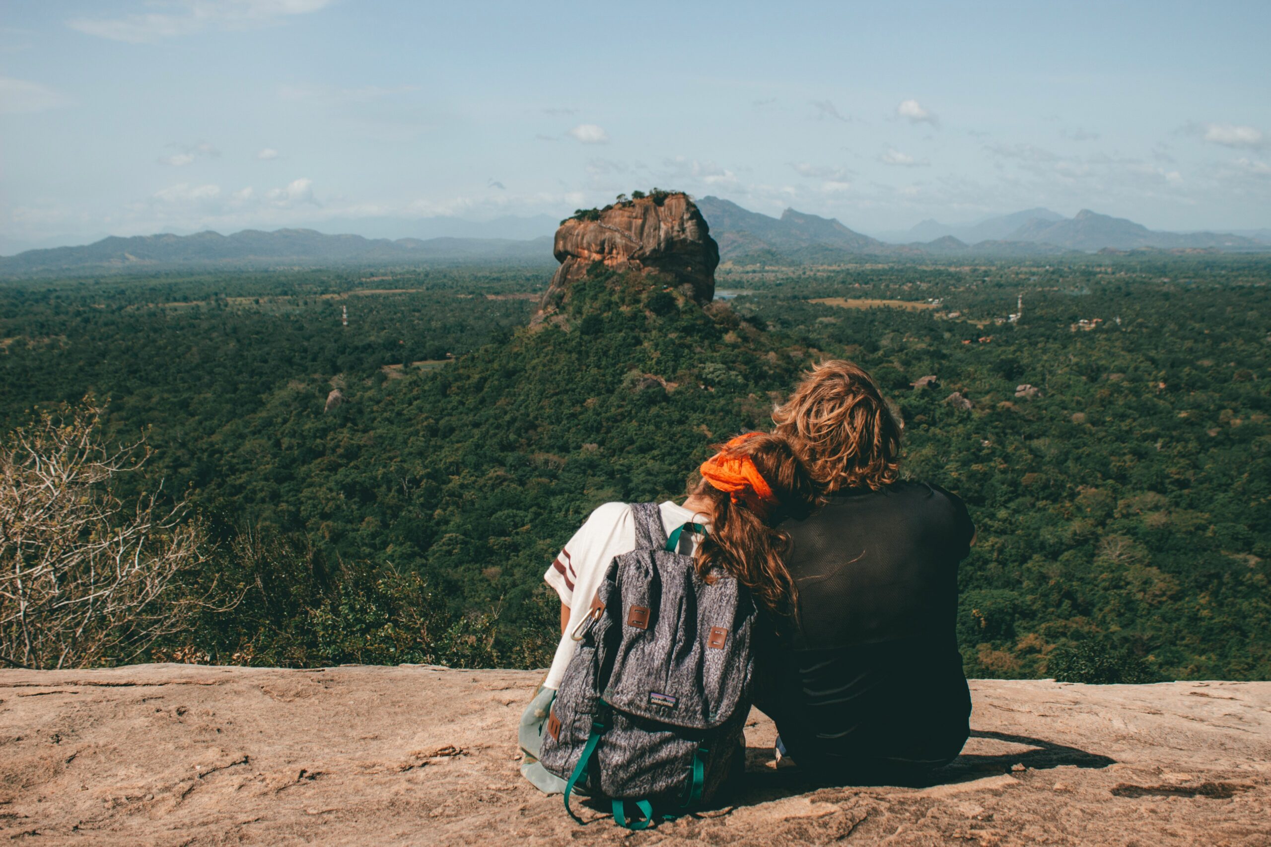 View of Sigiriya Rock from Pidurangala, Sri Lanka